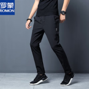 PLUS会员！ROMON 罗蒙 男士冰丝速干休闲裤 8022