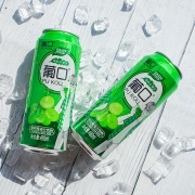 真实大果粒，490mlx4罐 葡口 果粒果汁饮料