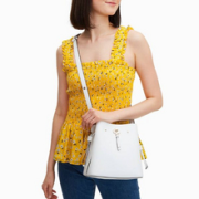 Kate Spade 凯特丝蓓 Marti 女士小号桃心锁扣水桶包 到手830元