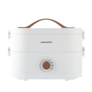 PLUS会员：LOCK&LOCK 乐扣乐扣 EJR211 电热饭盒 1.2L 白色