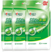 PLUS会员：心相印 杀菌卫生湿巾 5包50片