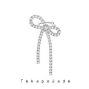 TekapoJade 女士蝴蝶结耳骨夹 R442