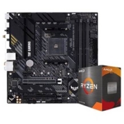 PLUS会员：ASUS 华硕 TUF GAMING B550 PLUS 重炮手主板+R5-5600X 处理器 板U套装
