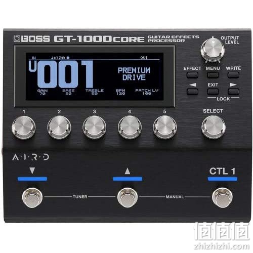 Roland 罗兰 Boss GT1000 CORE 音箱模拟吉他贝斯效果处理器 Looper乐句循环专业