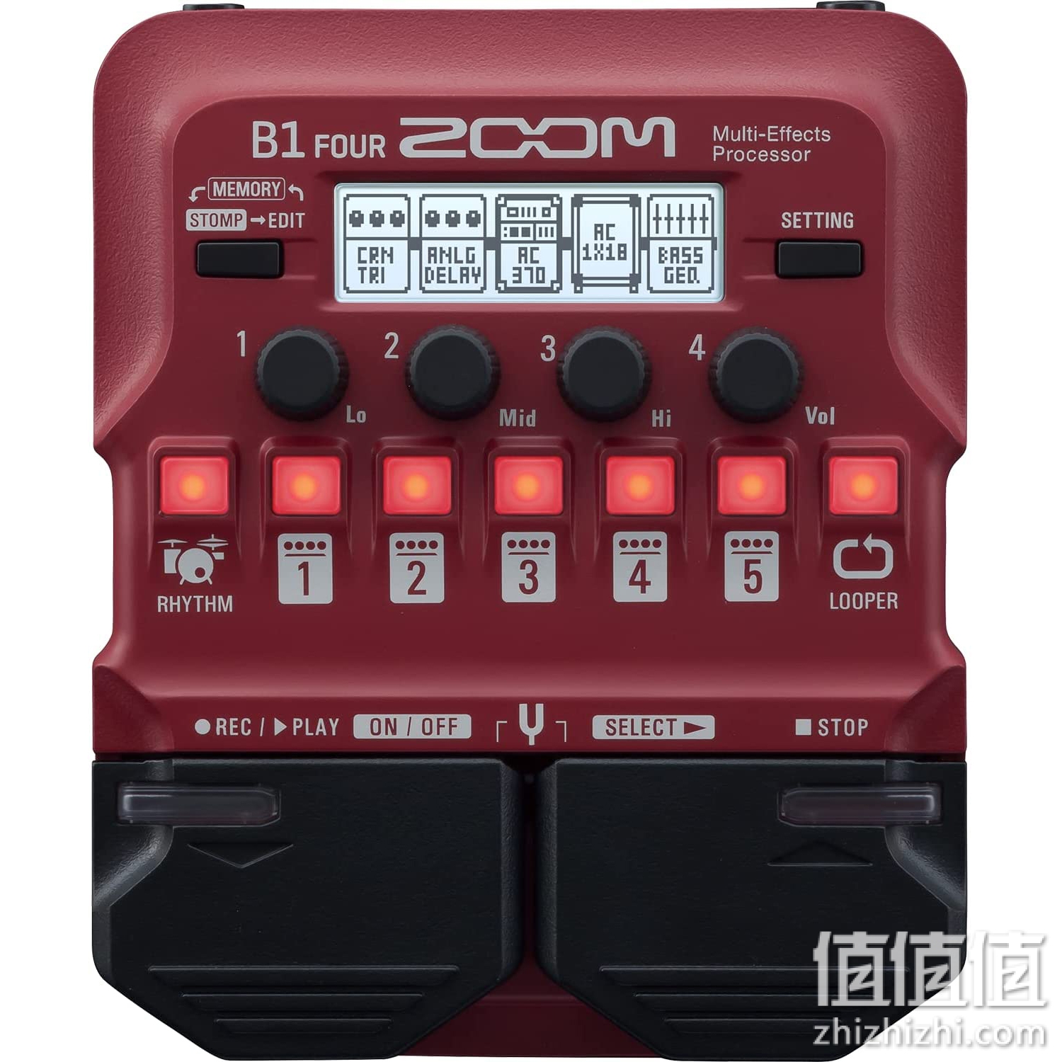 ZOOM ズーム ベース用マルチエフェクツ・プロセッサー B1 FOUR