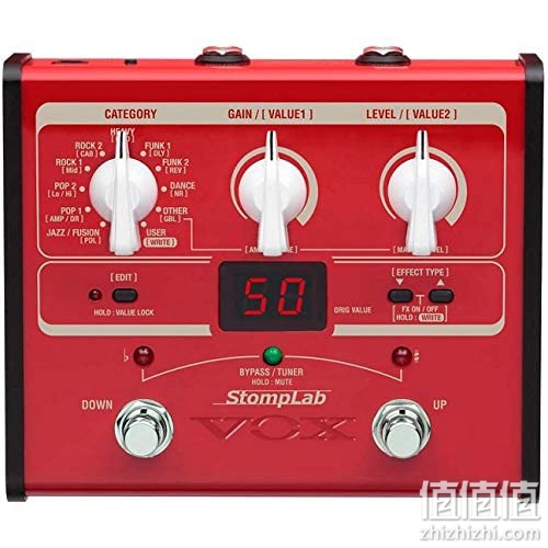 VOX STOMPLAB1B Modeling Bass Guitar Multi-Effects Pedal