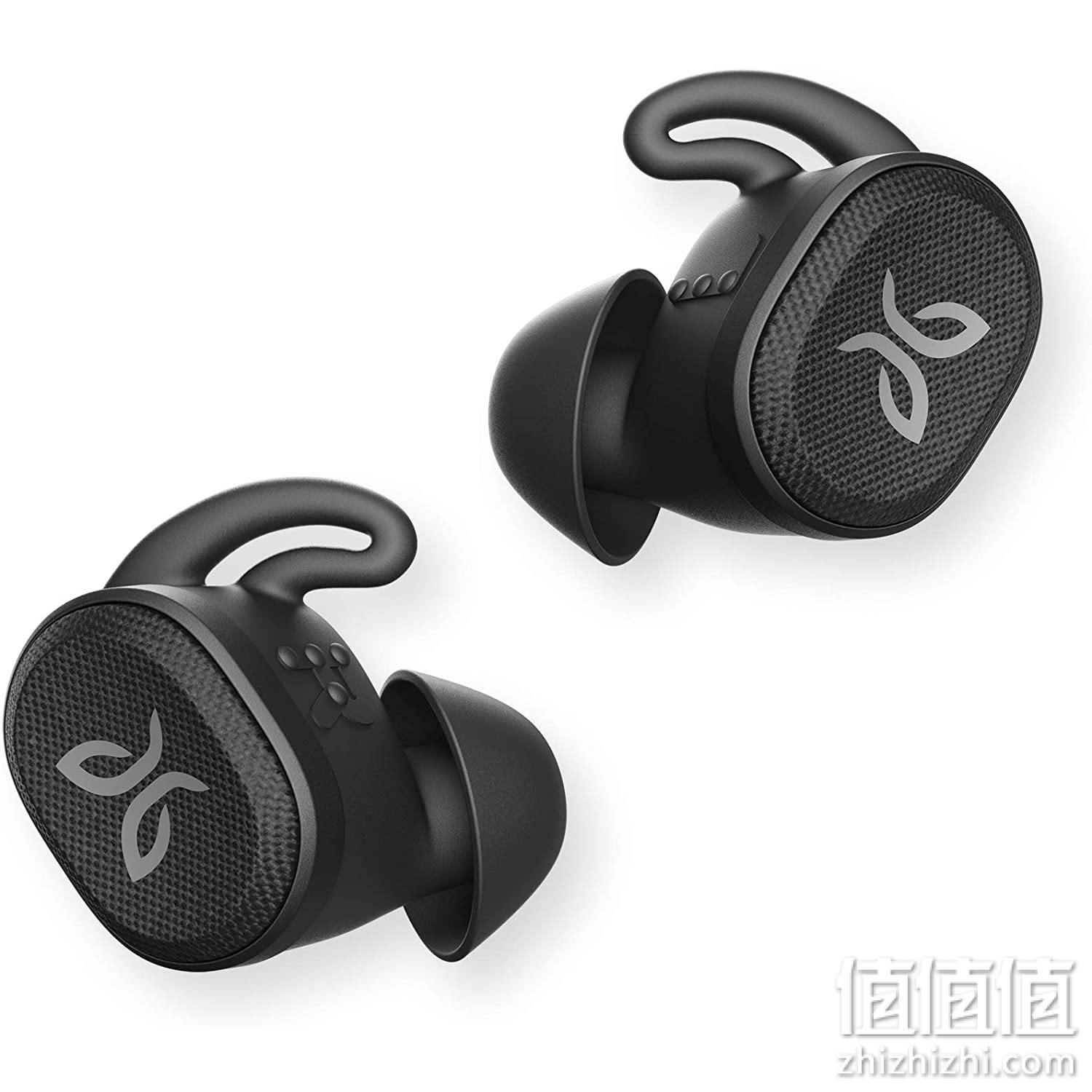 Jaybird Vista 2 True 无线运动蓝牙耳机带充电盒 - ANC 运动贴合,24 小时电池,防水耳塞,*级耐用性,高品质通话 - 黑色