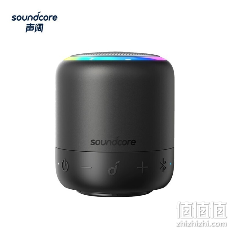 Anker 声阔Soundcore Mini3 Pro便携式蓝牙音箱小钢炮低音炮迷你音响IPX7防水 黑色