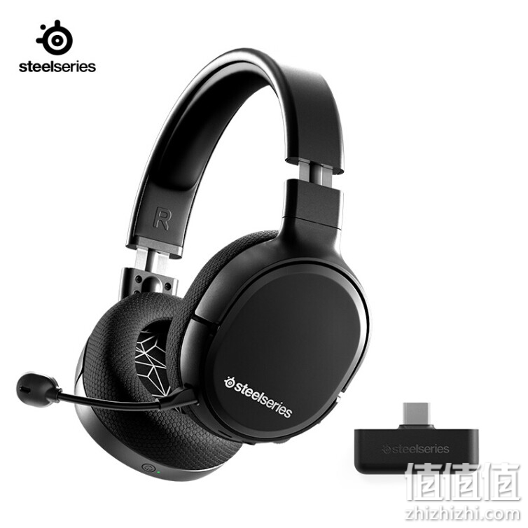 赛睿 (SteelSeries) Arctis 寒冰1无线游戏耳机 有线头戴电竞式耳机 降噪麦克风耳麦 2.4G无线传输 低延迟