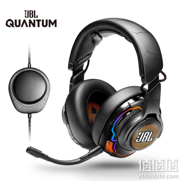 JBL QUANTUM ONE 头戴式游戏耳机主动降噪耳机耳麦电竞耳机7.1声道 吃鸡耳麦 旗舰款 Q ONE