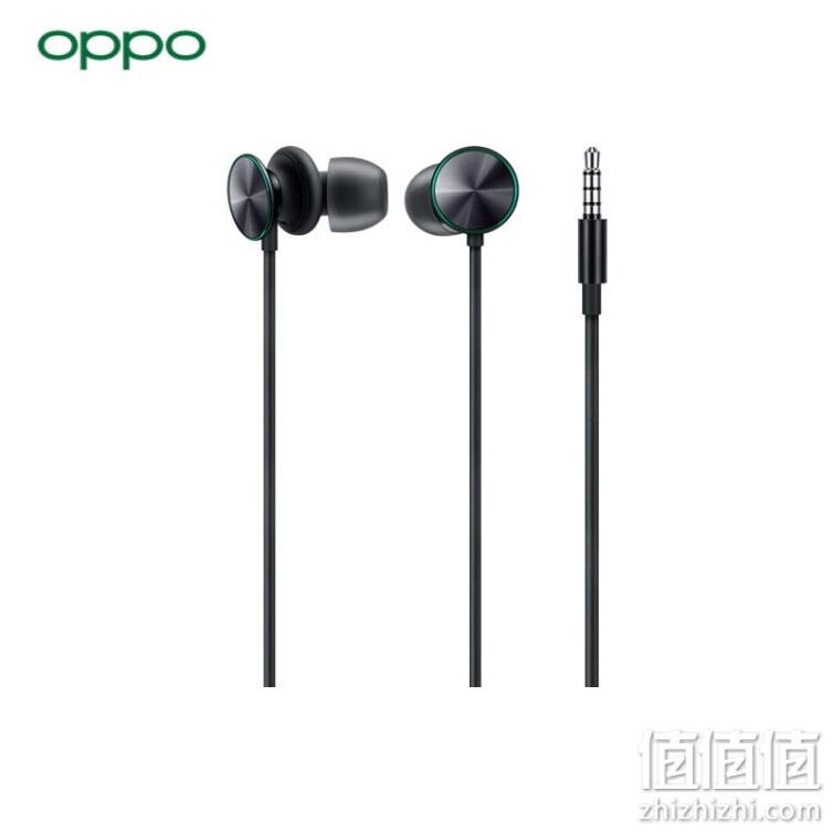 OPPO O-Fresh耳机 oppo有线耳机 通用华为小米手机 3.5mm美标圆口 三键线控 适用于K9/K7x/A96 深邃黑