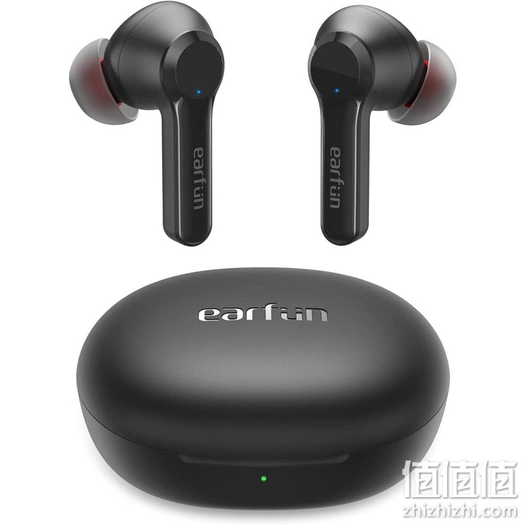 EarFun Air Pro 无线耳塞主动降噪,蓝牙 5.0 耳塞,带 6 个麦克风 ENC,立体声深低音,32 小时播放时间,带 USB-C 充电,入耳式检测耳机 IPX5 防水