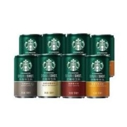 STARBUCKS 星巴克 星倍醇咖啡（经典+黑醇+美式+玛奇朵）180ml*8罐装