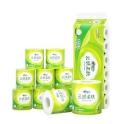 聚划算百亿补贴：心相印 云感柔肤 卷纸 有芯卷筒 110g*4层*12卷
