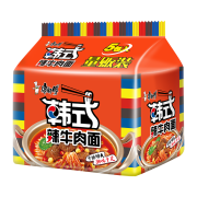限地区：康师傅  经典韩式辣牛肉 泡面 98g*5包