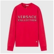 VERSACE 范思哲 男士LOGO长袖卫衣 V800821Z VJ00358