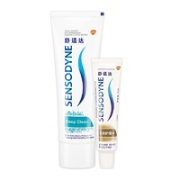 SENSODYNE 舒适达 牙膏套装（沁爽劲洁100g+多效护理35g）