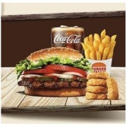 BURGER KING 汉堡王 2份明星皇堡单人餐 电子券
