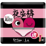 京喜APP：kotex高洁丝蜜桃小姐夜安裤L号6条