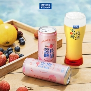 临期特价！百威英博旗下：310mlx24罐 Sedrin雪津 荔枝果味啤酒