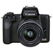 Canon 佳能 EOS M50 Mark II APS-C画幅 微单相机 黑色 EF-M 15-45mm F3.5 IS STM 变焦镜头 单头套机