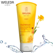 PLUS会员！WELEDA 维蕾德 金盏花系列 婴幼儿洗发沐浴露 200ml