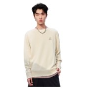 HLA 海澜之家 中国航天太空创想系列 男士圆领卫衣 HNZWW1U001A 米杏 L