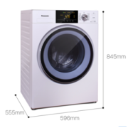 Panasonic 松下 XQG80-N82WY 滚筒洗衣机 8kg 白色