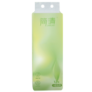 京喜APP：简清 无芯  卫生纸4层加厚500克12卷  体验装