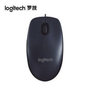 logitech 罗技 M90 有线鼠标 1000DPI 黑色