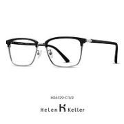 ZEISS 蔡司 佳锐系列1.591折射率防蓝光镜片2片+配海伦凯勒合金眼镜框一副