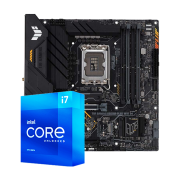 intel 英特尔 i7-12700F盒装+华硕TUF B660M-PLUS WIFI D4主板 板U套装