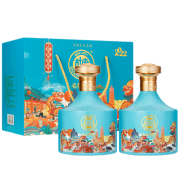 PLUS会员：寅虎年纪念酒 白水杜康 52度浓香型白酒 500ml*2 礼盒