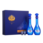 PLUS会员：YANGHE 洋河 梦之蓝 蓝色经典 M6 52%vol 浓香型白酒 500ml*2瓶 双支装