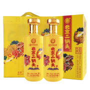 PLUS会员：永丰牌 北京二锅头 百年经典 清香型白酒42度 500ml*2瓶礼盒装
