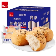聚划算百亿补贴：泓一 低脂全麦代餐 欧包 400g 8只装
