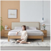 SUNHOO 双虎-全屋家具 B3 现代简约低箱床 1.5m