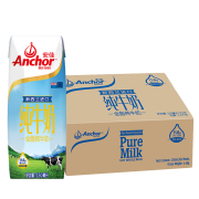 Anchor 安佳 全脂纯牛奶 250mL*24盒/箱 *2件