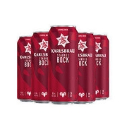 临期品：KARLSBRAU 卡斯布鲁 博克 BOCK 烈性啤酒 500ml*5瓶