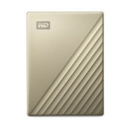 Western Digital 西部数据 My Passport Ultra系列 精英款 2.5英寸 Type-C便携移动机械硬盘 5TB USB3.0 金色