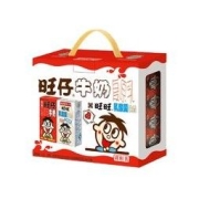 Want Want 旺旺 旺仔牛奶 儿童旺仔早餐奶 礼盒装 125ml*16包+旺旺乳酸菌125ml*4包