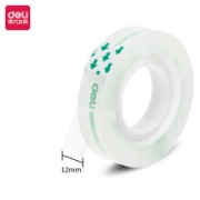 京东超市得力(deli)易撕透明高粘文具胶带/小胶带 12mm*30Y(27.3m） 单卷装 创意枕式包装 30009