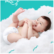 Pampers 帮宝适 绿帮拉拉裤XXL86(15-20kg)加加大码尿不湿尿裤超薄干爽 每箱2包