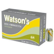 watsons 屈臣氏 苏打汽水0脂肪柠檬草味 碳酸饮料 逛街居家运动之选 特调推荐 330ml*24罐 整箱装