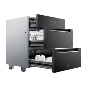 美的（Midea）消毒柜家用 嵌入式 紫外线 碗柜碗筷 180L三层大容量  AI家电200XQ2银河