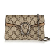 GUCCI 古驰 DIONYSUS系列 女士GG Supreme帆布超迷你手袋 476432 KHNRN 8642 米