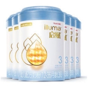 illuma 启赋 21年11月)惠氏(Wyeth)启赋亲和人体幼儿配方奶粉蓝钻3段810g(1-3岁适用) 爱尔兰原装进口6罐