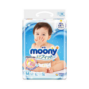 moony 婴儿纸尿裤 M64片