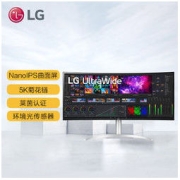 LG 乐金 40WP95C 39.7英寸 IPS 曲面 FreeSync 显示器（5120*2160、72Hz、98%DCI-P3、HDR10、Type-C 96W）