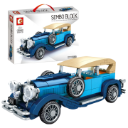 PLUS会员：SEMBO BLOCK 森宝积木 经典复古汽车 607407